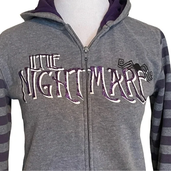Disney Parks Jack Skellington hoodie Little Nightmare Before Christmas - Picture 6 of 12